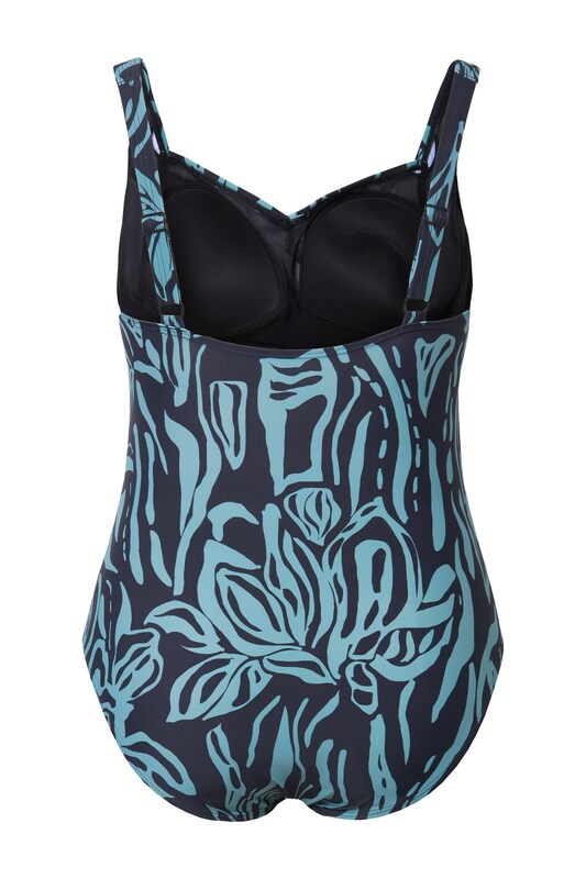 Ulla Popken Ulla Popken Bustier Badeanzug in Blau Hotsell