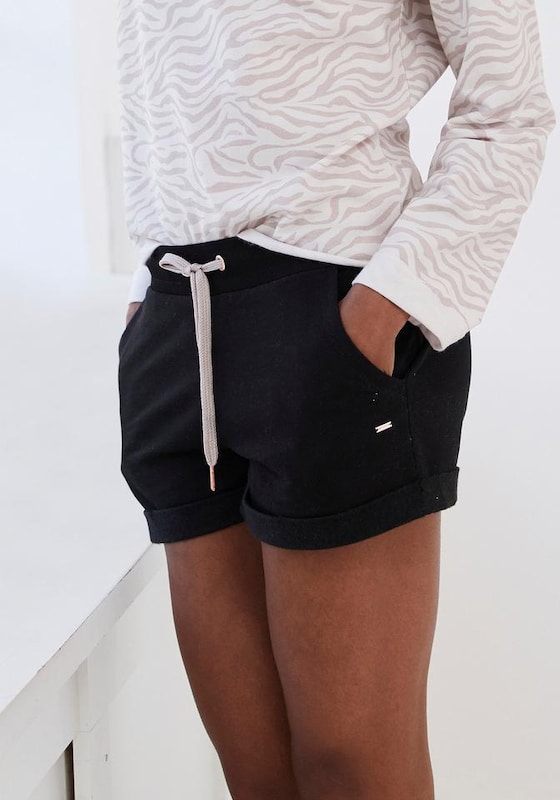 LASCANA LASCANA Shorts in Schwarz Sonderangebot