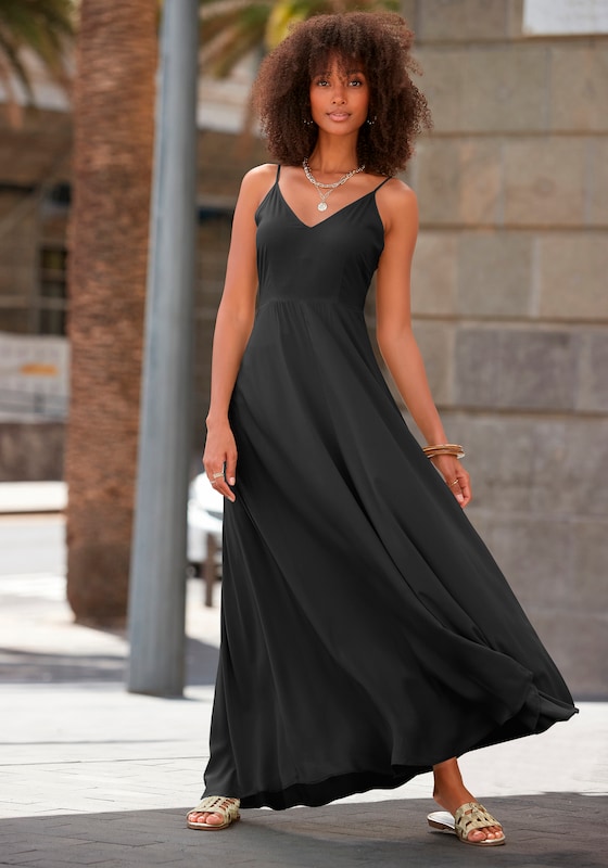 LASCANA LASCANA Kleid in Schwarz Lagerräumung