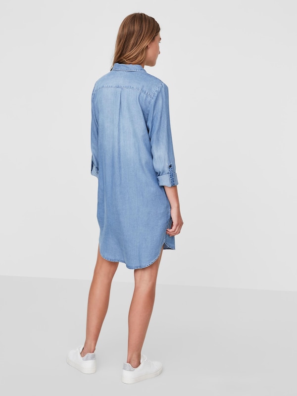 VERO MODA VERO MODA Kleid 'VMSilla' in Blue Denim Top Angebot