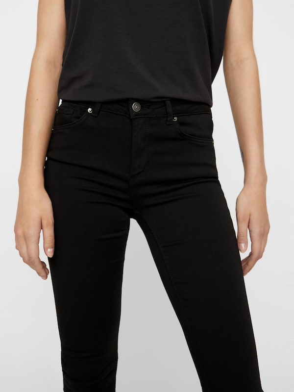 VERO MODA VERO MODA Skinny Jeans 'Lux' in Black Denim Zeitlich begrenztes Angebot