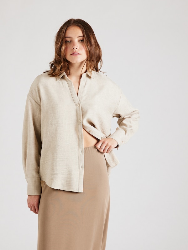 VERO MODA VERO MODA Bluse 'VMMELANEY QUEENY' in Greige Neuheiten