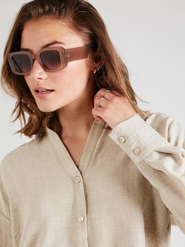 VERO MODA VERO MODA Bluse 'VMMELANEY QUEENY' in Greige Neuheiten