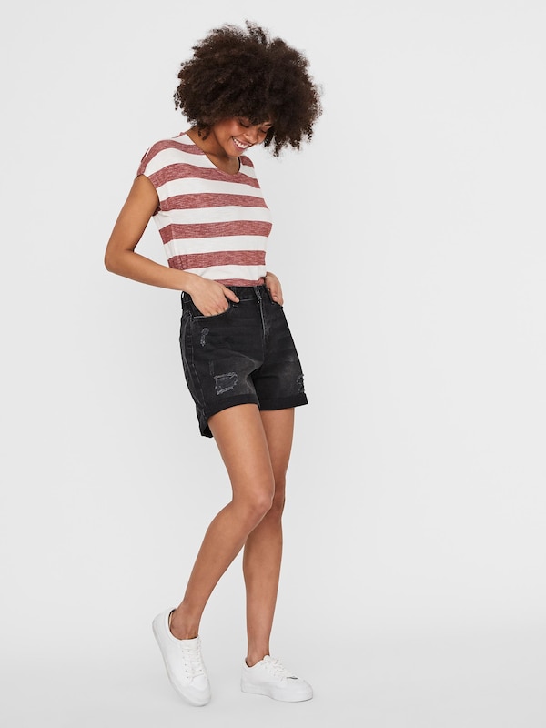 VERO MODA VERO MODA T-Shirt in Rot Weiß Kauf eins, bekomm eins gratis