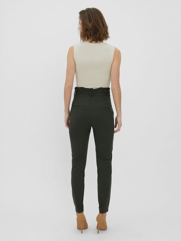 VERO MODA VERO MODA Slimfit Hose 'Eva' in Dunkelgrün Riesige Ersparnisse