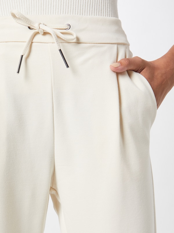 VERO MODA VERO MODA Tapered Hose 'Eva' in Wollweiß VIP-Rabatte
