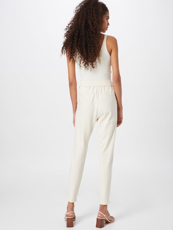 VERO MODA VERO MODA Tapered Hose 'Eva' in Wollweiß VIP-Rabatte