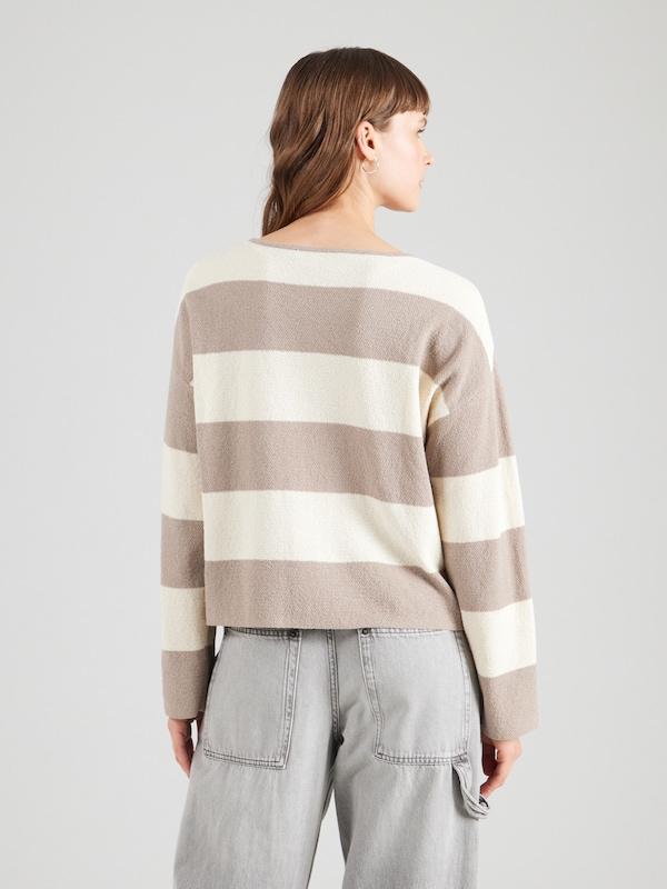 VERO MODA VERO MODA Pullover 'VMWANDA' in Taupe Super Sparpreis