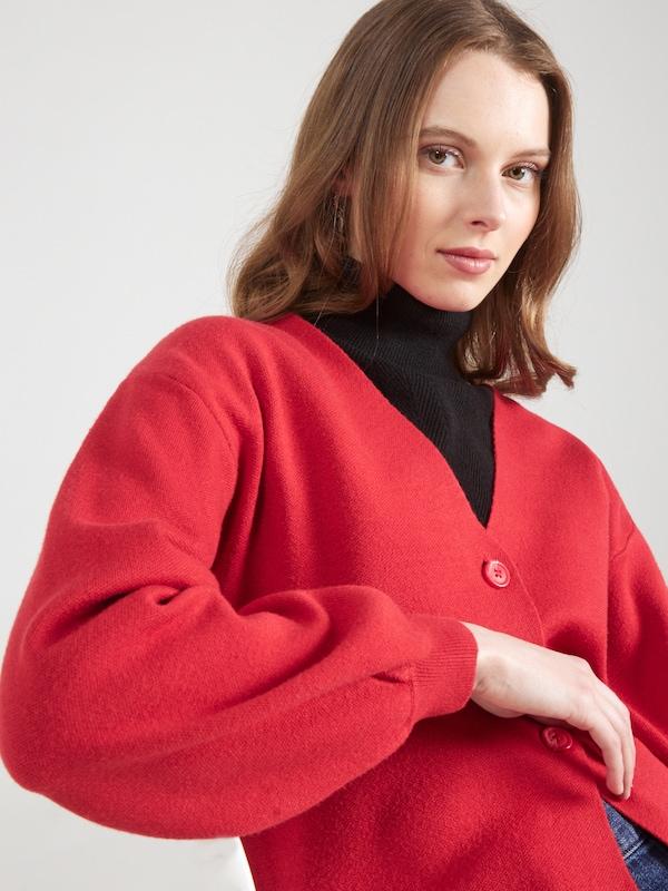 VERO MODA VERO MODA Strickjacke 'VMGold' in Rot Letzte 2 Tage