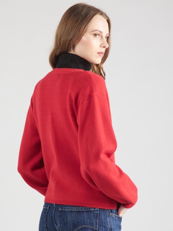 VERO MODA VERO MODA Strickjacke 'VMGold' in Rot Letzte 2 Tage