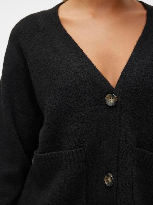 VERO MODA VERO MODA Strickjacke 'VMBoom' in Schwarz Letzter Tag