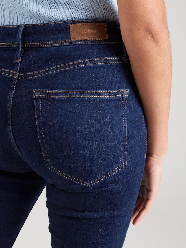 s.Oliver s.Oliver Slimfit Jeans 'Beverly' in Dunkelblau Online