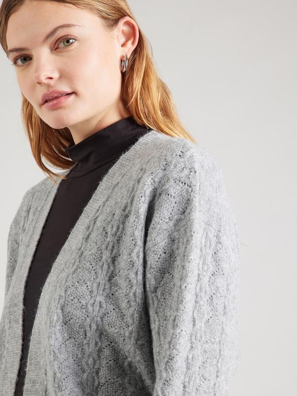 ABOUT YOU ABOUT YOU Strickjacke 'Pina' in Grau Günstig kaufen