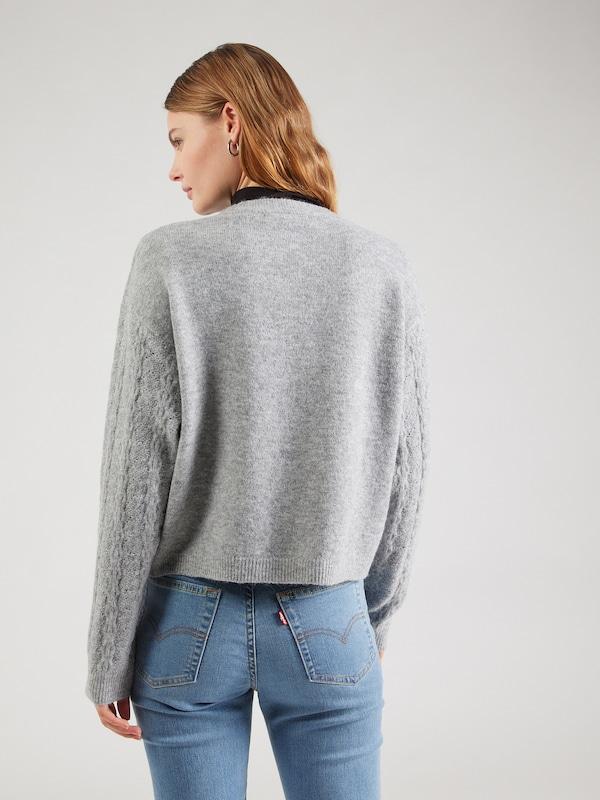 ABOUT YOU ABOUT YOU Strickjacke 'Pina' in Grau Günstig kaufen