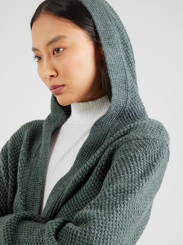 ABOUT YOU ABOUT YOU Strickjacke 'Elektra' in Grünmeliert Flash Sale