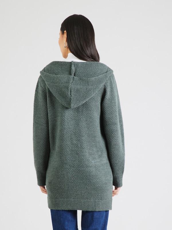 ABOUT YOU ABOUT YOU Strickjacke 'Elektra' in Grünmeliert Flash Sale