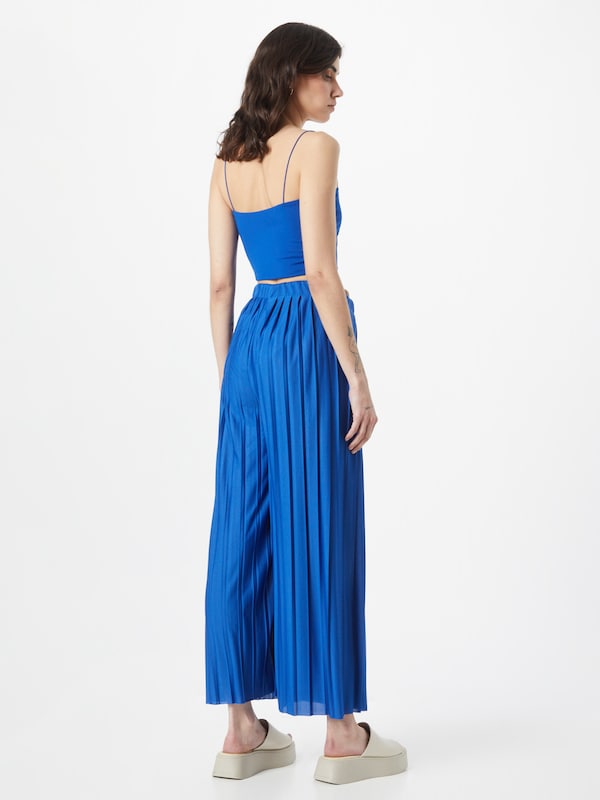 ABOUT YOU ABOUT YOU Wide Leg Hose 'Caren' in Blau Saisonschlussverkauf