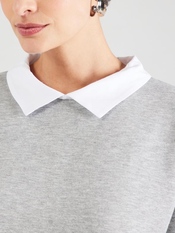 ABOUT YOU ABOUT YOU Sweatshirt 'Victoria' in Graumeliert Weiß Weihnachtsangebot