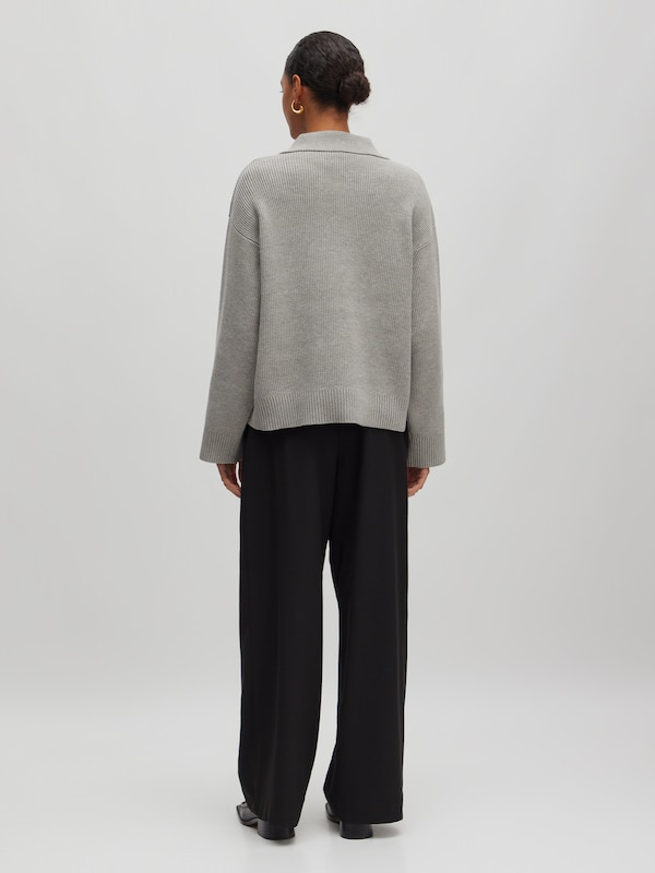 EDITED EDITED Pullover 'Taria' (GRS) in Graumeliert Online Outlet