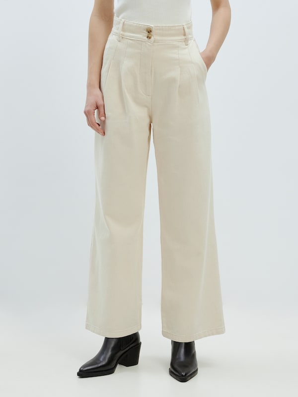 EDITED EDITED Wide Leg Jeans 'Ellis' (OCS) in Beige Exklusive Angebote