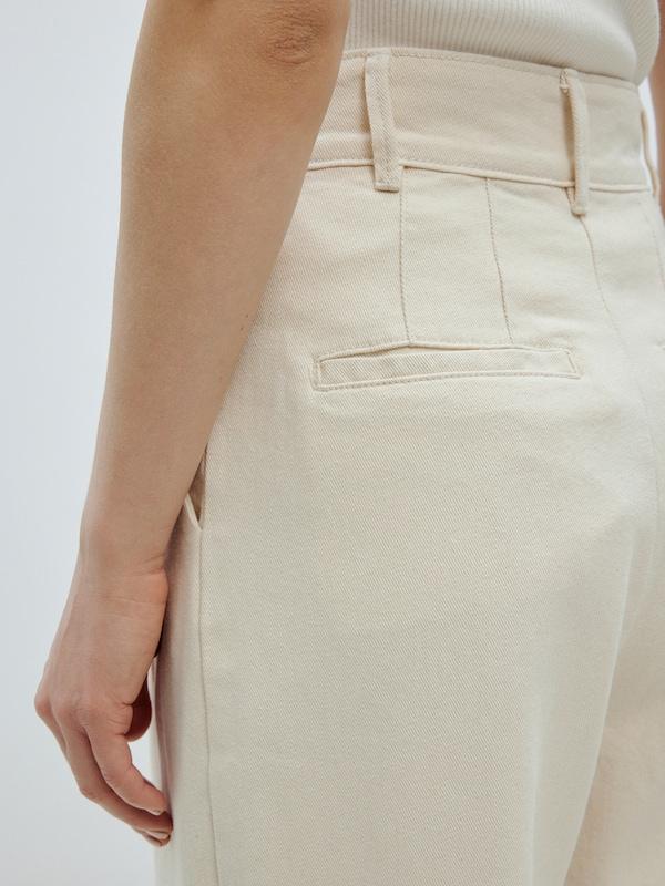 EDITED EDITED Wide Leg Jeans 'Ellis' (OCS) in Beige Exklusive Angebote