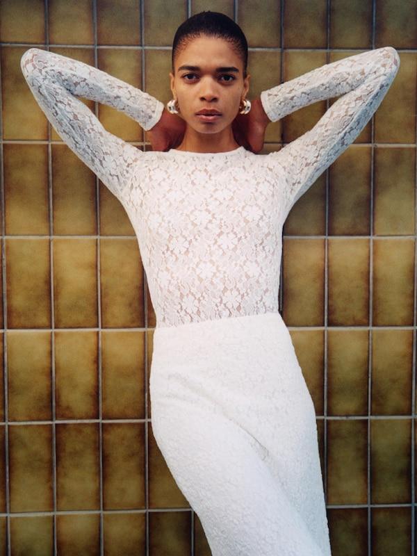 EDITED EDITED Shirtbody 'Janiya' in Weiß Bestseller