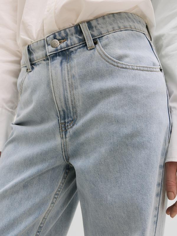 EDITED EDITED Wide Leg Hose 'Maleah' (OCS) in Blue Denim Saisonale Angebote