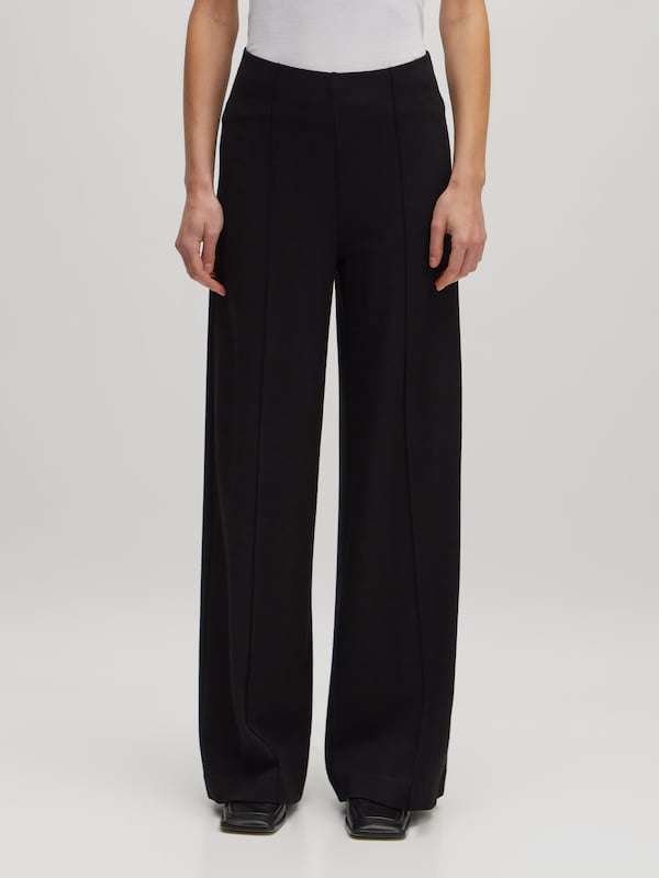 EDITED EDITED Wide Leg Hose 'Leva' in Schwarz Sonderangebote