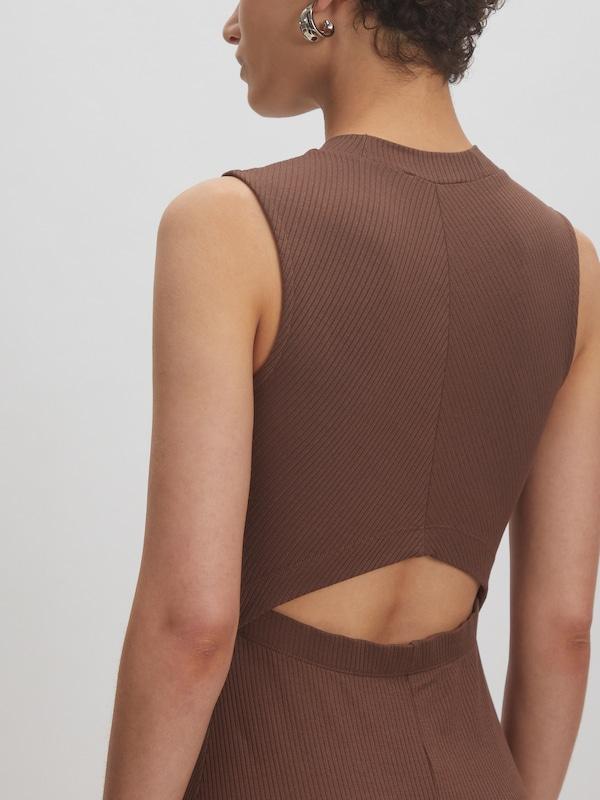 EDITED EDITED Kleid 'Talia' in Braun Super Sparpreis
