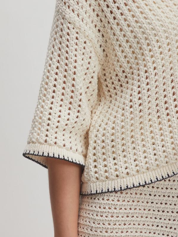 EDITED EDITED Pullover 'Sarai' (GRS) in Beige Beigemeliert Begrenzte Freigabe