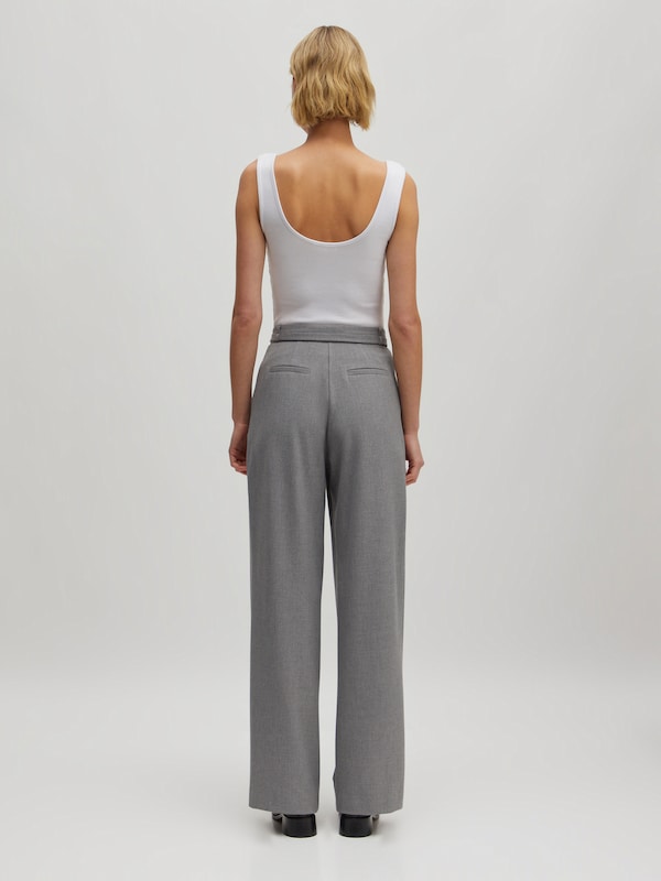 EDITED EDITED Wide Leg Hose 'Elna' in Grau Letzte 2 Tage