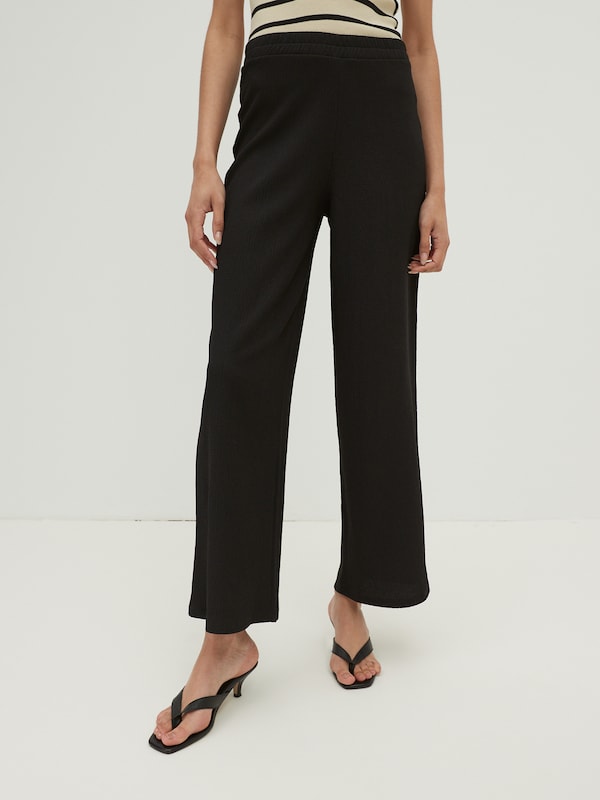 EDITED EDITED Wide Leg Hose 'Philine' in Schwarz Bis zu 65% Rabatt