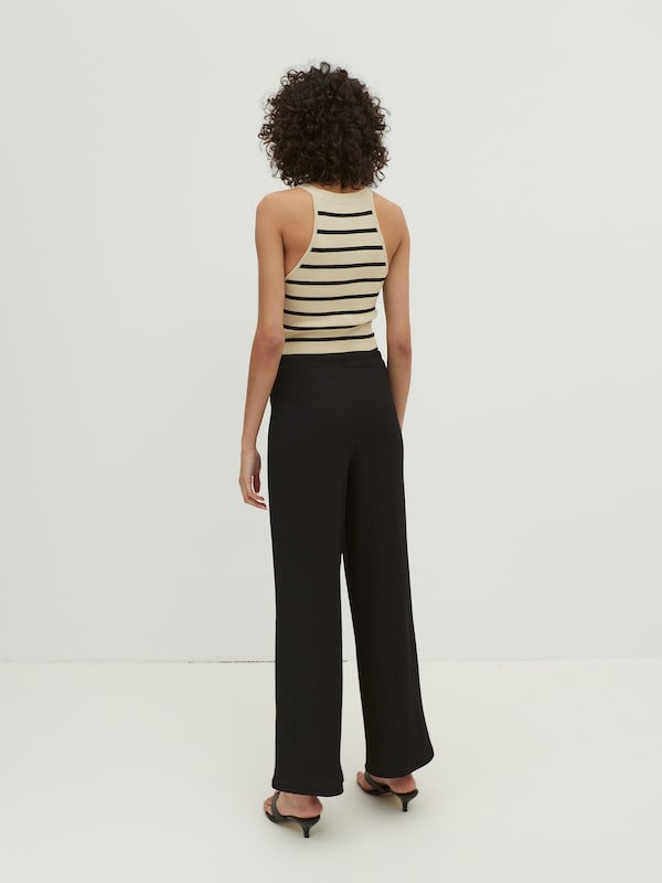 EDITED EDITED Wide Leg Hose 'Philine' in Schwarz Bis zu 65% Rabatt