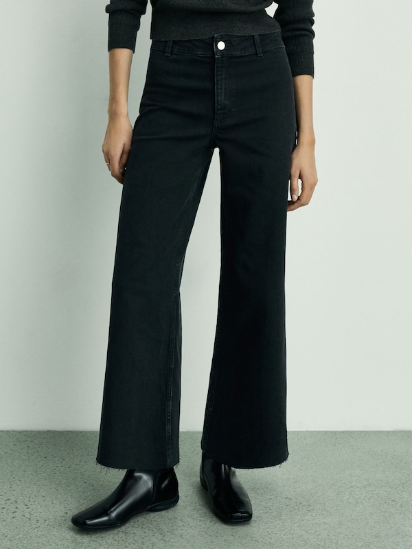 MANGO MANGO Regular Jeans 'CATHERIN' in Schwarz Bis zu 55% Rabatt