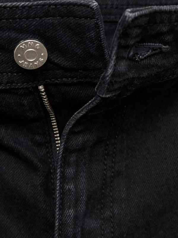 MANGO MANGO Regular Jeans 'CATHERIN' in Schwarz Bis zu 55% Rabatt