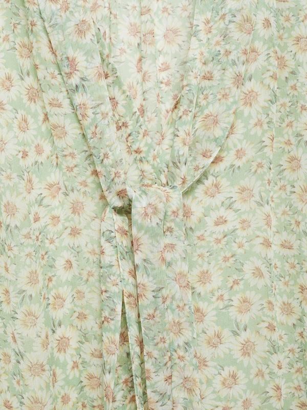 MANGO MANGO Bluse 'BELLE' in Hellgrün Super Rabatt