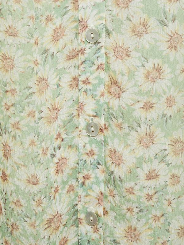 MANGO MANGO Bluse 'BELLE' in Hellgrün Super Rabatt
