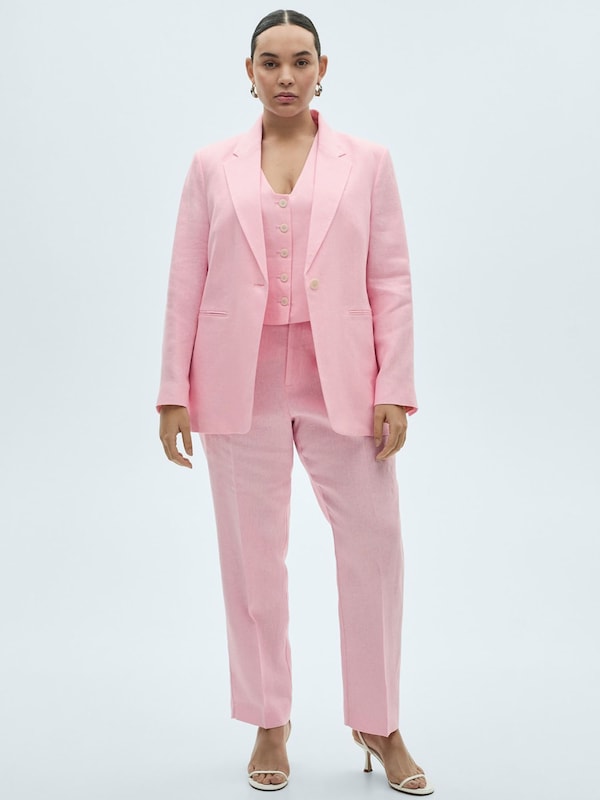 MANGO MANGO Regular Hose 'BORELI' in Rosa Kostenloser Versand international