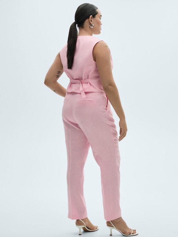 MANGO MANGO Regular Hose 'BORELI' in Rosa Kostenloser Versand international