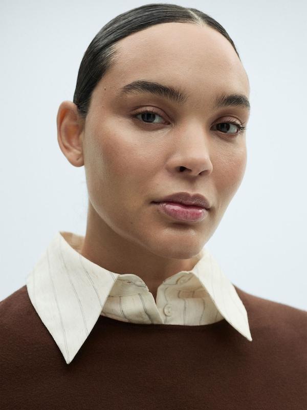 MANGO MANGO Pullover 'RIRA' in Braun Begrenzt auf 3 Tage