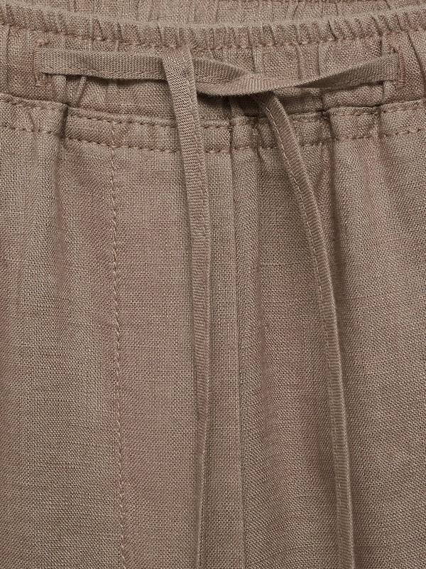 MANGO MANGO Loosefit Hose in Braun Im Verkauf