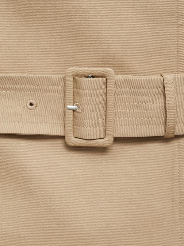 MANGO MANGO Übergangsmantel 'Polana' in Hellbeige Rabatte dieses Monats