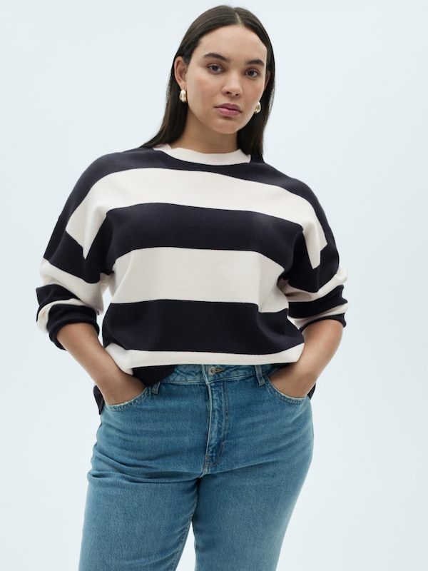 MANGO MANGO Pullover 'LOTUINI' in Navy Hotsell