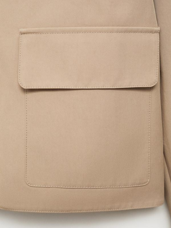 MANGO MANGO Jacke 'Newyork' in Khaki Meist gekauft