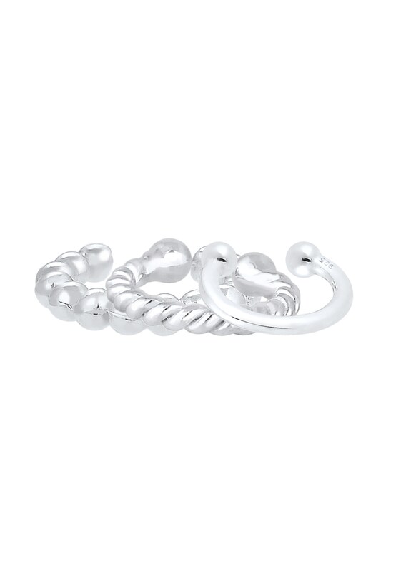 ELLI ELLI Earcuff 'Geo' in Silber Lagerräumung