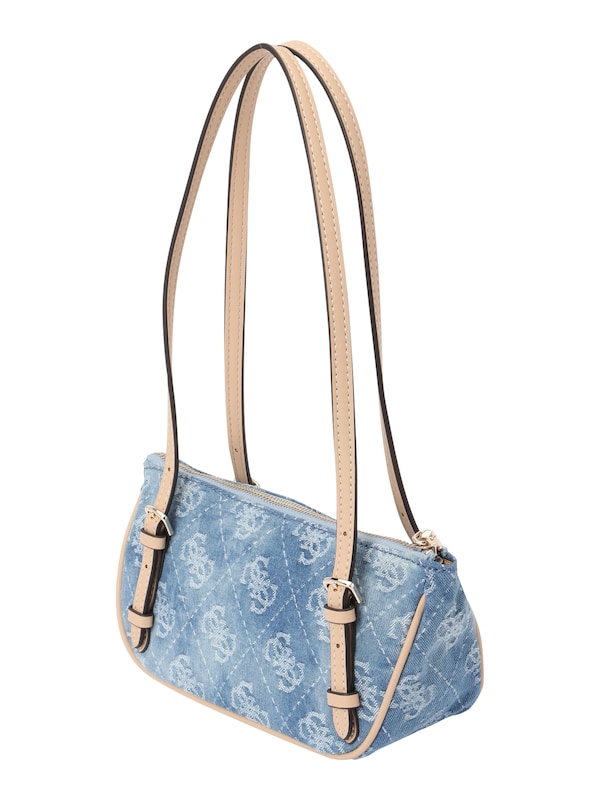 GUESS GUESS Schultertasche in Blue Denim Hellblau Kostenloser Versand international